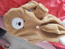 喵先生宠物狗狗衣服泰迪衣服冬季狗衣服中小型犬比熊衣服两脚款棉衣用品 小熊款羊羔绒棉衣 L号建议体重10-12斤 实拍图