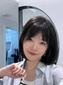 千丝雅假发全头套女自然蓬松减龄初恋锁骨发递针无痕隐形真发短发假发套 双递针【摩卡棕】30cm 中发 气质中分款 实拍图