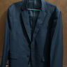 阿悠胖大码西服套装男商务结婚伴郎西装礼服 藏青西服西裤 3XL/190 实拍图
