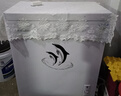 荣事达（Royalstar）双温冰柜家用商用小型节能 冷藏冷冻冷柜双门两用卧式冰箱省电 以旧换新 196D【大冷冻小冷藏+3D循环制冷】 129L 实拍图