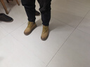 骆驼（CAMEL）休闲增高厚底户外工装男士大黄靴 G13W076024R 沙漠黄/咖啡 40 实拍图