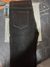 JEEP SPIRIT吉普牛仔裤男秋冬季韩版潮流裤子男士直筒修身男裤 蓝黑加绒 32 实拍图