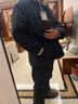 马登工装 法式复古猎装夹克男重磅纯棉外套水洗做旧休闲上衣春季 藏青色 L 实拍图