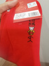 浪莎本命年红袜子男纯棉马年结婚平安喜庆大红色中筒情侣全棉女袜4双 实拍图