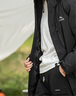雪中飞秋冬新款【一衣三穿】【90鹅绒】户外运动男女三防羽绒服 幻影黑 XL 180/96A 实拍图