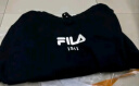 FILA 斐乐官方情侣款连帽卫衣秋季新款纯棉宽松针织长袖上衣加绒 蒸汽白-IV S 实拍图
