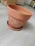 芷郁仿陶瓷花盆浮雕种植盆树脂花盆庭院多肉绿植盆庭院室北欧风 7寸 实拍图
