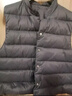 花田衣亩90%白鹅绒服马甲女2025新款秋冬季中式大衣内搭立领羽绒短款背心 灰色 90%鹅绒马甲 M 推荐体重（100-115斤） 实拍图