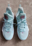 李宁闪击9丨男鞋篮球鞋男新款低帮耐磨轻便实战场地鞋 水蓝色/银色-6 43.5 实拍图