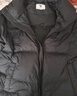 森马[明星推荐轻松羽绒系列]三防羽绒服男冬季情侣纯色外套上衣 [24款90高标绒子]黑色 灰鸭绒 XL 实拍图