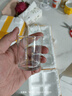 润华年玻璃白酒杯2两带刻度酒杯家用酒具洋酒烈酒啤酒杯酒杯 金色刻度二两杯 16只 实拍图