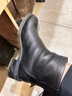 金利来（Goldlion）女鞋瘦瘦靴女秋冬显瘦通勤短靴粗跟时装靴 G608340041黑色37 实拍图