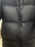 森马[明星推荐轻松羽绒]三防羽绒服男款男士羽绒服保暖厚面包服 黑色（灰鸭绒）90001 XS 实拍图