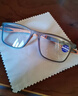 鹏境时尚老花眼镜防蓝光运动防滑男女通用轻柔耐磨便携老花眼镜 茶橘色 250度建议60-64岁 实拍图