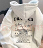 卡图弛美式vintage重磅中山卫衣男春秋季宽松潮流高街连帽衫外套上衣服 白灰色 3XL 实拍图