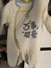 婴蓓依婴蓓依新生儿婴儿连体衣满月百天男宝女宝宝衣服春秋款夹棉外出服 百事可爱(夹棉) 66cm 实拍图