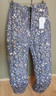 木吻纯棉花手工棉裤女加厚高腰保暖裤中老妈年妈人宽松休闲外穿冬装 蓝碎花 2XL身高152~170CM 110~125斤 实拍图