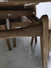 采薇 岩板实木餐桌家用餐桌椅现代简约小户型伸缩饭桌方变圆餐桌 1.50米猫耳朵餐桌 实拍图
