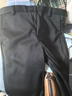 罗蒙（ROMON）休闲裤男商务休闲时尚职业西装裤弹力修身加绒裤子男装藏青色34 实拍图