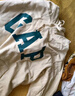 Gap男女装春秋LOGO美式复古连帽法式圈织软卫衣892186 黑色 175/96A(L)亚洲尺码 实拍图