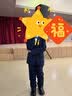罗蒙儿童西装套装男童主持人礼服英伦风西服花童钢琴演出服 藏青格110 实拍图