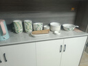 云鸿陶瓷碗碟套装108件家用陶瓷大号汤碗筷饭面碗盘创意个性轻奢餐具组合 108件百合(配汤古) 实拍图