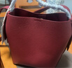 拉菲斯汀门票福桶包2025新款真皮单肩斜挎包女小众手提水桶包 621896 拉菲红【头层牛皮大号】 实拍图