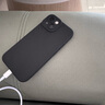 HOLDZU【天使眼】适用苹果14手机壳 iphone14保护套硅胶防摔镜头全包超薄磨砂高档男款女生新-石墨黑 实拍图