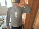 【FILA制造商】抓绒衣男摇粒绒开衫外套情侣款秋冬加厚冲锋衣内胆 静谧灰 XL（180/155-175） 实拍图