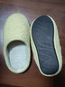 内泊（NEIBO）乳胶棉拖鞋男士室内家居鞋冬季天大码女防滑防臭橡胶软底羊毛黄40 实拍图