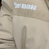 鸭鸭（YAYA）短款羽绒服男女同款冬季情侣装灯芯绒立领休闲百搭撞色男士外套 卡其色 L (建议125-145斤) 实拍图