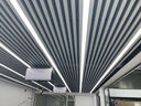 办公灯led长条灯一体吸顶灯条办公室格栅方通商业一字吊灯条形灯 90x5x3cm-24w白光 实拍图