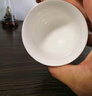 聚御瓷品茗杯潮汕家用功夫茶杯套装羊脂玉白瓷小茶杯陶瓷喝茶杯子闻香杯 反口杯[6.2*3.5cm]50ml8只 实拍图