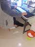 久丞家具转角电脑桌学生家用书桌双人书架一体组合桌卧室拐角L型电竞桌子 【加厚16mm桌面】白色左转角 140x100x74cm 实拍图