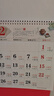 木雷 挂历2025年蛇年家用挂墙式日历中国风金箔福字大号画新年月历新版老黄历手撕定制做公司企业广告 301-M01金蛇招财【厚大无布袋】42*76cm 实拍图