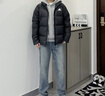 FILA 斐乐高质VC羽绒男士鹅绒羽绒服冬季新品休闲保暖连帽外套 正黑色-BK L 175/96A 实拍图