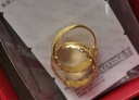 周大生黄金女车花闪耀金耳钉足金耳饰经典繁花送女友生日礼物 3.32g 实拍图