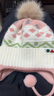 Lemonkid柠檬宝宝儿童帽子男女童秋冬季保暖针织毛线护耳帽子围巾手套套装 蜜桃慕斯粉【单帽】 建议头围50-54cm，建议年龄3-8岁 实拍图