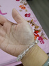 周大生玛瑙玉髓手串女款紫水晶石手链串珠DIY搭配送女友闺蜜生日礼物 切割白水晶手串-【白露8mm】 实拍图