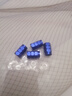 永燊 铝合金汽车轮胎气门嘴帽子个性通用型气门芯帽真空胎气嘴盖 金属气门嘴蓝色(4只) 实拍图