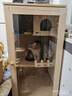 【纯实木】松木猫别墅猫柜 家用室内超大自由空间猫窝 养猫专用笼 经典120*60*60【三层】 【原木】送上门+自己安装+侧门 实拍图