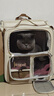华元宠具（hoopet）猫包外出便携拉杆箱猫咪背包宠物双肩包坐车神器狗狗大容量行李箱 【热销推荐】双肩透气包（米棕） 实拍图