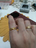 周大福 几何INSH黄金戒指女(工费220)17号约1.55gF224376圣诞礼物 实拍图