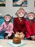 百图betu女装冬季新款毛衣V领不对称镂空柔软舒适毛衣女2410T43 红色 S 实拍图