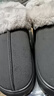朴西棉拖鞋女士冬季包跟室内家居保暖厚底月子棉鞋女款外穿秋冬季 深灰 42 （42-43） 实拍图