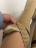 体慕保暖小腿袜子女款秋冬季英伦风加绒长筒袜抗寒护腿月子袜毛圈长袜 1双咖口】 保暖袜 1双 均码 （英伦风小腿袜 实拍图