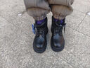 回力马丁靴女鞋秋季新款女士厚底小个子高帮时尚短靴黑色靴子女 黑色 39 实拍图