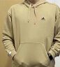 adidas休闲加厚毛圈连帽卫衣套头衫男女阿迪达斯官方轻运动 浅卡其 2XL 实拍图