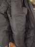 罗蒙断码处理中长款羽绒服男士加厚连帽白鸭绒休闲保暖中年爸爸冬外套 黑色  3XL (推荐175-195斤) 实拍图