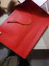 上海故事100%羊毛围巾礼盒春秋保暖围脖男女同款企业年会定制礼物琥珀红 实拍图